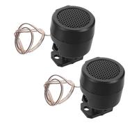 SHINEOFI 2pcs Car Audio System Tweeters 500w Mini Dome Speakers with Space Saving Design, Crystal High Frequencies, for Car Door Stereo Component and Urban Commutes