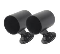 SHINEOFI 2pcs Car Dashboard Gauge Holder, 2 Inch 52mm Single Hole Abs Plastic Gauge Pod Mount, Precise Fitment and Universal Fit for Automotive Interior and Vehicle Dash, Black