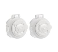 SHINEOFI 2pcs Car Starter Button Cover Safety Lock Push Button Protection for Washing Machine Computer Prevents Accidental Pressing Childproof Safety Protector