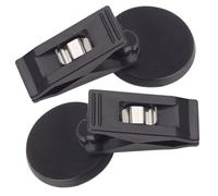 SHINEOFI 2pcs Car Ticket Clip Adhesive Invoice Holder Plastic Car-Mounted Clip for Parking Permits and Transponder Cards Multi-Purpose Self-Adhesive Car Document