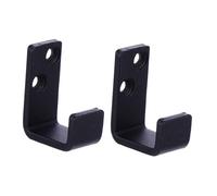 SHINEOFI 2pcs Carbon Steel Sliding Barn Door Stay Roller with Floor Guide Wall Mount Door Stopper for Quiet Operation and Floor Protection