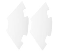 SHINEOFI 2pcs Clear Acrylic Quilting Templates with Smooth Rounded Edges for Precise Patchwork Key Bag Sewing Transparent Non Slip Craft Stencils for DIY Home Accessories and Quilted