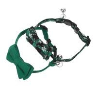 SHINEOFI 2pcs Collars for Pets Cat Collar Breakaway Bowtie Cute Pet Decoration Dark Green