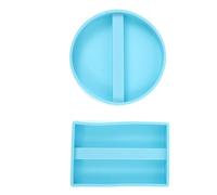 SHINEOFI 2pcs Crystal Epoxy Resin Business Card Holder Mold Silicone DIY Tray Mold for Craft Making and Card Storage Organizer