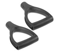 SHINEOFI 2pcs D-Shaped Replacement Handles for Garden Tools Ergonomic Plastic Grip for Spade Fork Digging Tools Labor-Saving Handles for Raking Snow Shoveling Soil Cultivation Fit