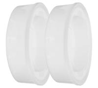 SHINEOFI 2pcs Diaper Pail Refill Ring Flexible Reusable Nursery Trash Bag Holder Frame Compatible with Genie Diaper Pails No-tool Installation Smooth Edges for Safe Disposal