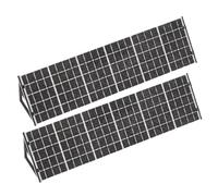SHINEOFI 2pcs DIY Model Solar Panel Set for Architectural Sand Table and Dollhouse, Black Pla Miniature Solar Energy Accessory with Modular Convenience for Classrooms and Model Railroad