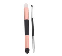 SHINEOFI 2pcs Double Ended Reusable Sponge Pens for Artists Washable Blending Brushes for Sketching and Shading Fine Detail Painting Tools with Large Rose Gold Small Silver Tips