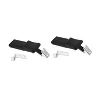 SHINEOFI 2pcs Elastic Rubber Buckle Latch with Vibration Damping for Car Hood and Toolbox Abrasion Resistant Draw Catch with Flexible Preload Easy to Install Portable Spring Hasps for
