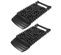 SHINEOFI 2pcs Emergency Tire Traction Pads for Vehicle Tires Lightweight and Portable Pe Recovery Boards with Enhanced Traction Design for Outdoor Adventures and Road Trips