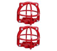 SHINEOFI 2pcs Fire Sprinkler Head Covers for 1/2 Inch Fire Sprinkler Head Cages, Iron Protective Guards Easy Installation and Mechanical Damage Resistance, Suitable for Public Spaces