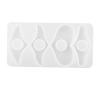 SHINEOFI 2pcs Flexible Silicone Bookmark Mold for DIY Resin Casting Durable Reusable Page Holder Mold for Creative Bookmarks for Reading Accessories
