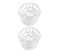 SHINEOFI 2pcs Foldable Laundry Basket Accessories with Draining Spin Tub for Portable Washer Lightweight Collapsible Washing Basket Suitable for Home and Travel Use