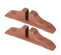 SHINEOFI 2pcs Folding Privacy Screen Divider Support Stands with Wood Panel Feet Brackets for Tool-free Setup in Living Rooms and Contemporary Interiors, Size 29.5x7x3.6cm