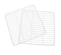 SHINEOFI 2pcs Freezer Partition Mesh Shelf Divider White Chest Freezer Organizer for Upright and Refrigerator Ventilated Storage Cold-resistant Accessories