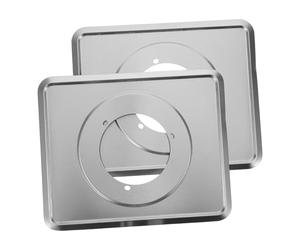 SHINEOFI 2pcs Gas Stove Water Tray Square Drip Pan for Gas Range Stove Top Accessories Heavy-duty Spill Catcher Prevents Overflow Keeps Kitchen Tidy