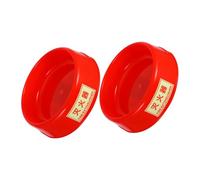 SHINEOFI 2PCS Glow the Extinguisher Stand Compact Plastic Holder for Home Office Industrial Use Night Visibility Fire Extinguisher Base for Easy Access and Storage