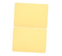 SHINEOFI 2pcs High-Density Pottery Clay Absorbent Cloth Pads Soft Throwing Mats for Potters and Ceramic Artists Reusable Wedging Board Supports Yellow