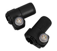 SHINEOFI 2pcs Hiking Pole External Lock Replacement Parts with Quick Flip Lock Clamp Mechanism and Weather Reliable Plastic Material for Walking and Backpacking