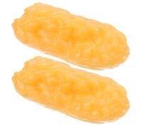 SHINEOFI 2pcs Human Body Fat Anatomy Model for Physiology Classroom Supply Anatomy Display and Realistic Simulation, Yellow Tpe Material Suitable for Nursing Disorder Classes and Science