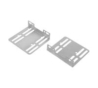 SHINEOFI 2pcs Iron Body Audio Bracket Pair for Double Din Car Stereo Installation Kit Durable Fixed Brackets Suitable for Kia Navigation Headboard Mounting and Audio Modification