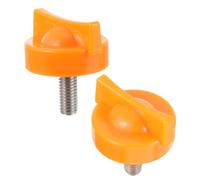SHINEOFI 2pcs Juicer Part Accessory Press Screws for Citrus and Juicing Machine, Orange Plastic Components with Easy Installation, for Handheld Citrus Press Juicer Replacement
