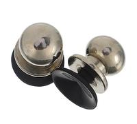 SHINEOFI 2pcs Large Silver Phone Game Assistant Joystick for Tablet and Mobile Phone, Metal Gaming Trigger Buttons for Shooting Games and Quick Controls