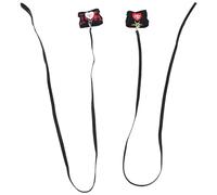 SHINEOFI 2pcs Leash for Bunny Chinchilla Harness Adjustable Hamster Leash Harness Rabbit Kit Cat Lessh Pet Hamster Bunny Accessory Comfortable