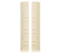 SHINEOFI 2pcs Mandolin Bridge Nuts White Abs Material Sturdy Mandolin String Nuts to Decrease Noise and Sustain Suitable for Families and Friends