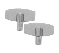 SHINEOFI 2Pcs Mechanical Clock Winding Keys Clock Tools Durable Tool Portable Design for Easy Repair and Maintenance