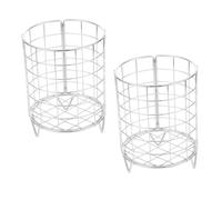 SHINEOFI 2pcs Metal Rabbit Hay Feeder Rack for Cage Iron Frame with Smooth Edges Convenient Small Animal Feeder for Guinea Pigs Hamsters Squirrels Chinchillas Stable and Easy to Use