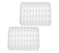SHINEOFI 2Pcs Miniature Brick Mold Set Soft Silicone Molds for DIY Dollhouse Decor Sand Table Landscape and Educational Craft Projects Durable Design for Creative Fun and Precision