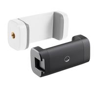 SHINEOFI 2pcs Mobile Phone Holder Clip Smartphone Tripod Mount Phone Clamp Quick Installation Stable Shooting Plastic Assorted Color for Outdoor Live Streaming and Travel Photography