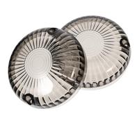 SHINEOFI 2pcs Motorcycle Turn Signal Lens Cover for V-star 650 Smoke ABS