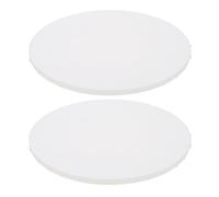 SHINEOFI 2pcs Oval Stretched Canvas Wood Frame for Beginners DIY Art and Craft Projects Plain Artist Canvas Oval Frame for Blank for Painting