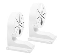 SHINEOFI 2pcs Plastic Cctv Camera Mount Bracket for Dome Cameras Lightweight Wall Holder with Enhanced Stability and Secure Fastening Indoor Outdoor Security Monitoring