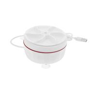SHINEOFI 2pcs Portable Mini Washing Machine USB Charging Low Noise Small Washer for Underwear Socks with Stable Suction Cup Lightweight Compact Design for Home Dorm Travel