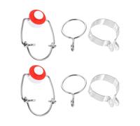 SHINEOFI 2pcs Portable Silicone Wine Bottle Stopper Sealer Plug Reusable Wine Plug Stopper for Bottles Home Brewing and Festivals