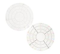 SHINEOFI 2pcs Pottery Trimming Tool Ceramic Circle Divider for Accurate Clay Measuring Easy Sculpting for Pottery Education and Studio Use