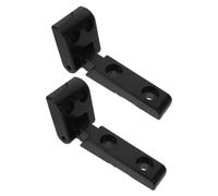 SHINEOFI 2pcs Powder Coated Forklift Hood Hinge Engine Cover Hinge Kit for Industrial Heavy Duty Metal Replacement Machinery