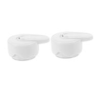 SHINEOFI 2pcs Pressure Cooker Valve Replacement Float Steam Release Handle Plastic and Alloy Safety Valve with Blocking Cover Pressure Limiting and Release Function