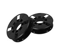 SHINEOFI 2pcs Printer Filament Spool Holder Black Plastic Cord Reel Organizer for Stable Printing Performance Compatible with Various Filament Types for Home Workshop School