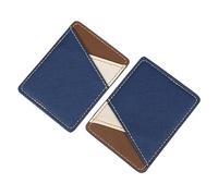 SHINEOFI 2pcs PU Leather Phone Back Wallet Card Holder Mobile Case Stick for Credit Id Cards Functional Phone Holder with Smooth Finish