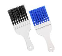 SHINEOFI 2pcs Radiator Fin Combing Tools Efficient Air Conditioner Cleaning Brushes for Condenser Maintenance Lightweight Durable Fin Straightening Brush