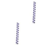 SHINEOFI 2pcs Reflective Water Level Sticker Self Adhesive Pool Water Level Gauge for Accurate Measurement Pools Ponds and Lakes Durable Depth Indicator Tool Easy to Install and Maintain