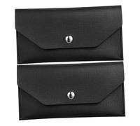 SHINEOFI 2pcs Reusable Fake Leather Money Wallet for Women Budget Envelope Pouch Organizer Cash Wallet for Notes for Financial Planning and Gift for for for for for for