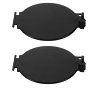SHINEOFI 2pcs Rv Sewer Hose Cap 4.9x5.8 Inches Plastic Waste Tank Cap Opening, Leak-Proof and High Temperature Resistant for Outdoor Travel Trailers
