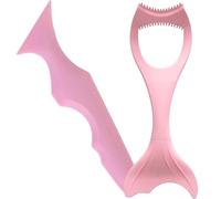 SHINEOFI 2pcs Silicone Eyeliner Tool, Reusable Silicone Eyeliner Stencils, Pink Soft Eye Makeup Guide for Women Beginners