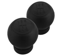 SHINEOFI 2pcs Silicone Gear Shift Knob Cover for 5-Speed Shifter Stick Anti-Slip and Replaceable Round Gear Lever Cover Universal Shift Knob Protector for Driving