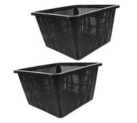 SHINEOFI 2pcs Small Floating Hydroponic Net Pots for Vegetable Cultivation Plastic Mesh Planter Baskets for Gardening Lightweight and Portable Planting Containers for Beginners and